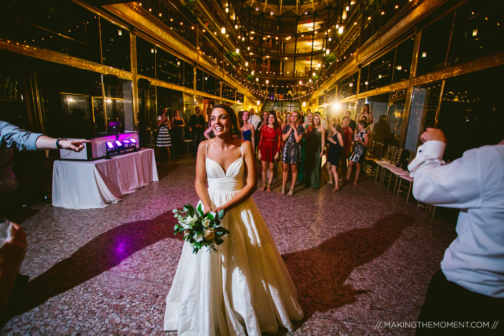 Hyatt Arcade Wedding Reception Cleveland