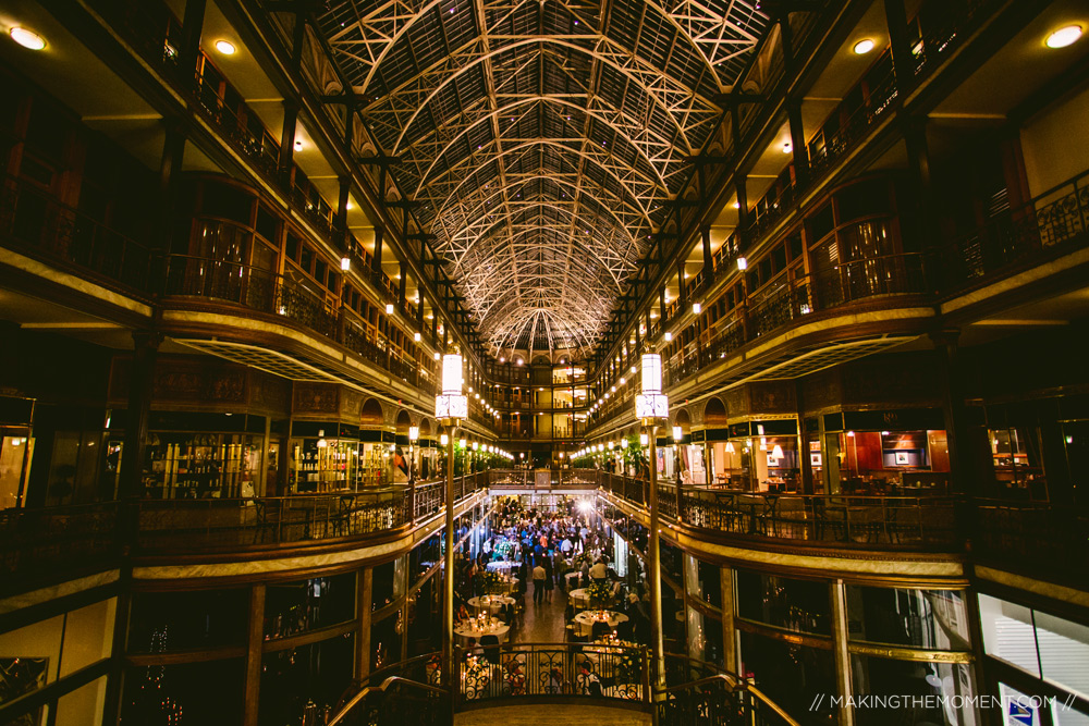 Hyatt Arcade Wedding Reception Cleveland