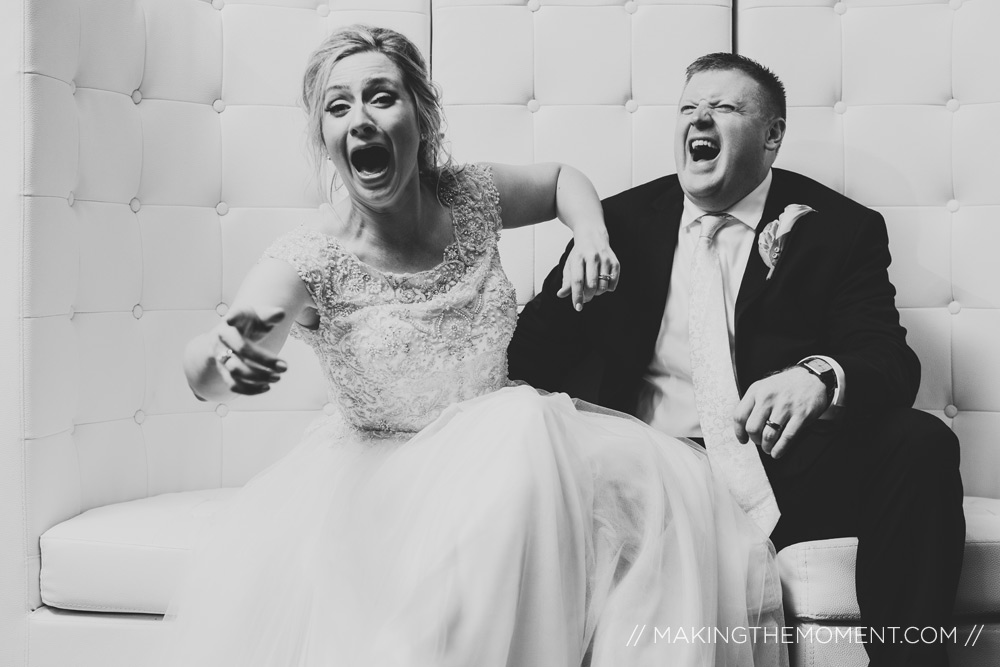 Bride and Groom in Cleveland Ohio Wedding