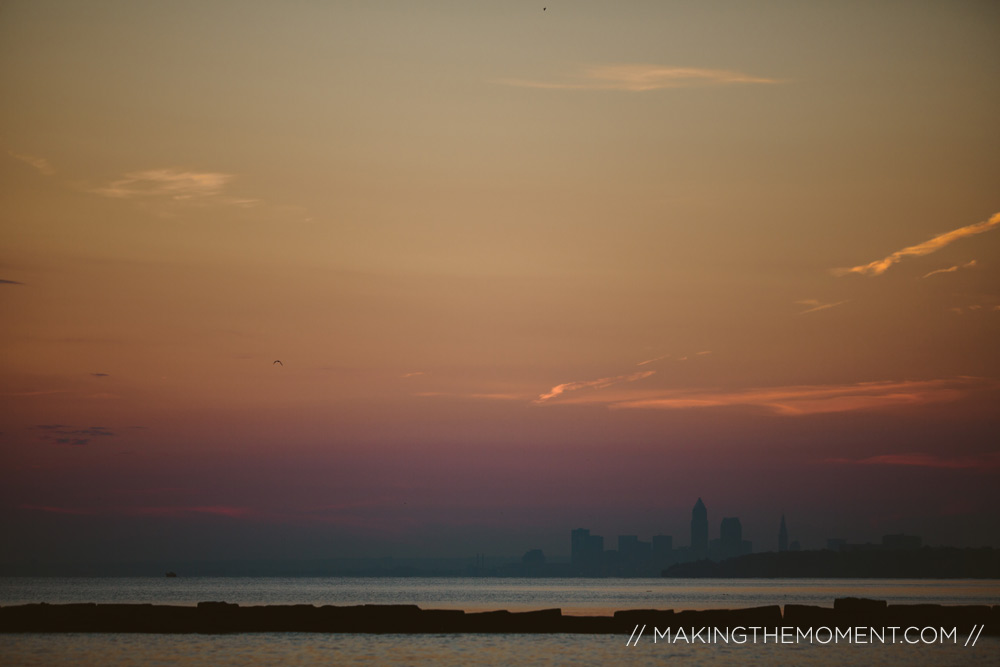 Cleveland Ohio Skyline Morning