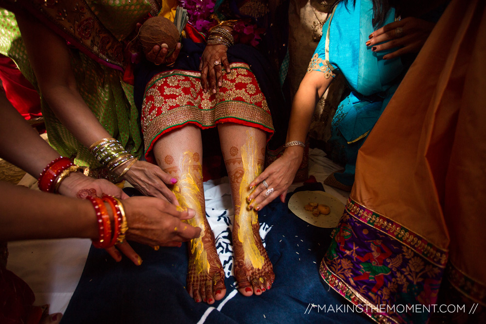 indian haldi yellowing ceremony cleveland