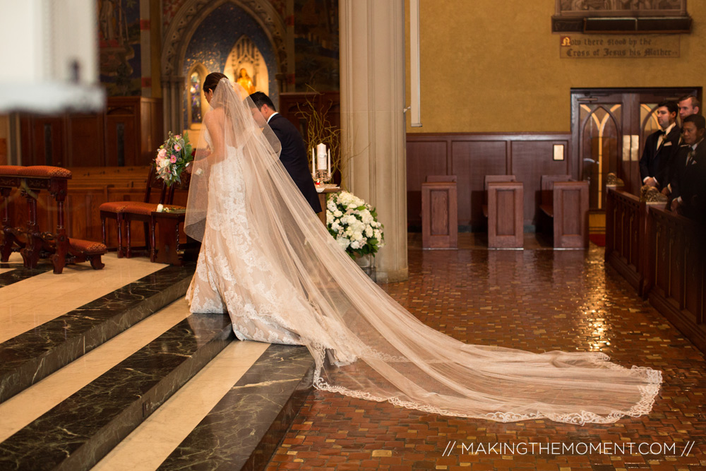 Bride and Groom in Cleveland Ohio Wedding