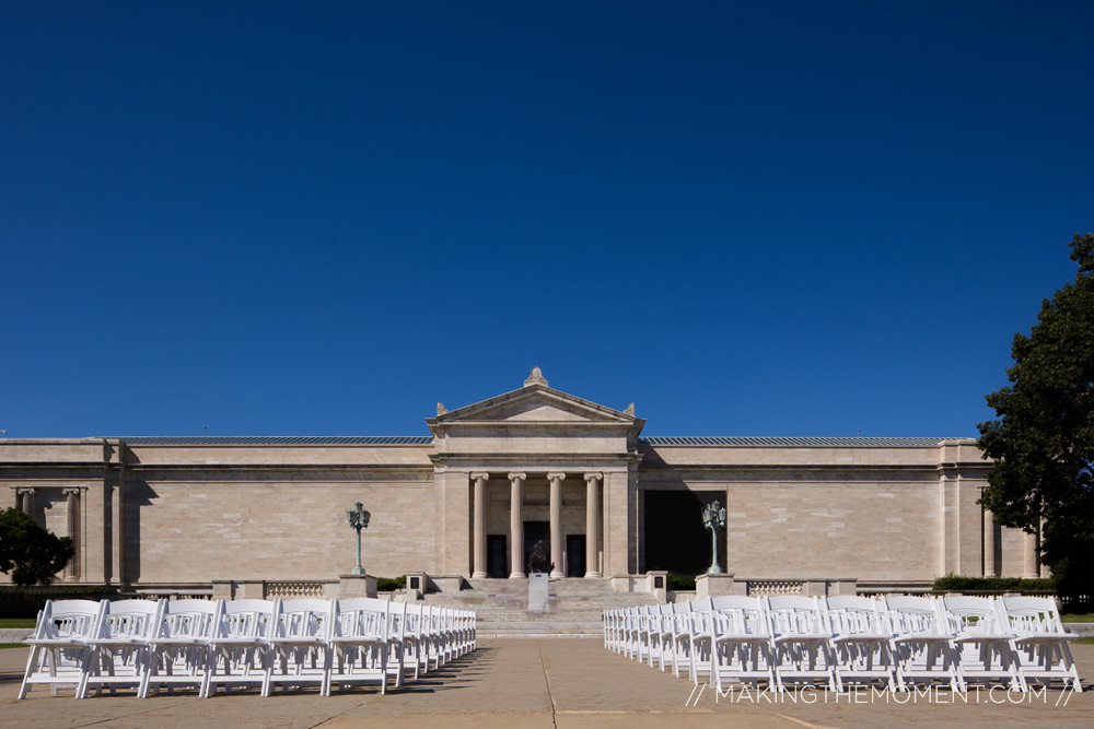 Cleveland Art Museum Terrace Wedding