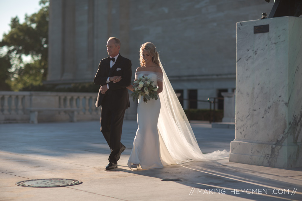 Cleveland Art Museum Terrace Wedding