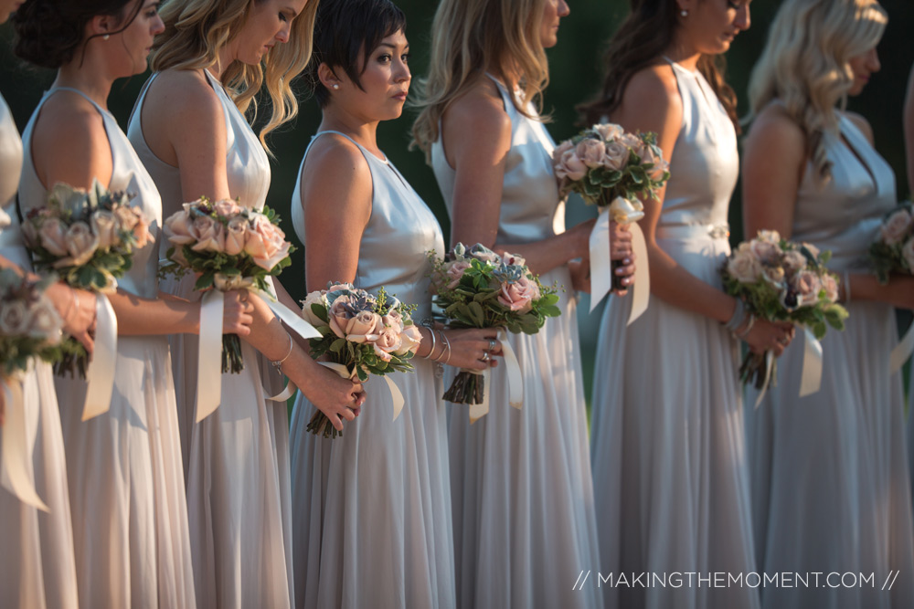 Outdoor wedding cleveland Art Museum