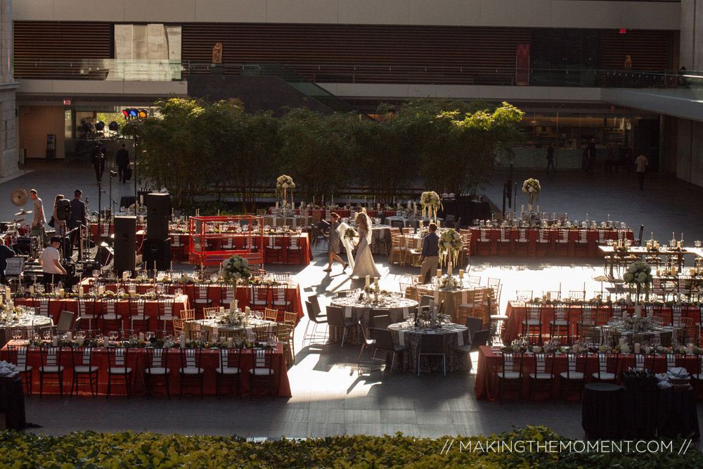 Cleveland Art Museum Atrium Wedding Reception