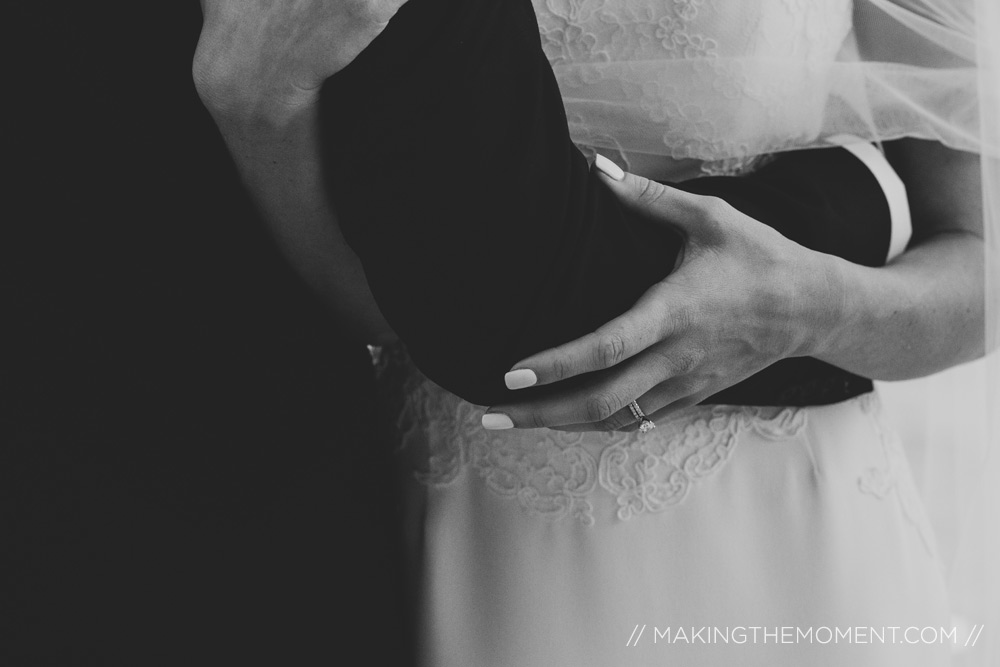 Bride and Groom in Cleveland Ohio Wedding