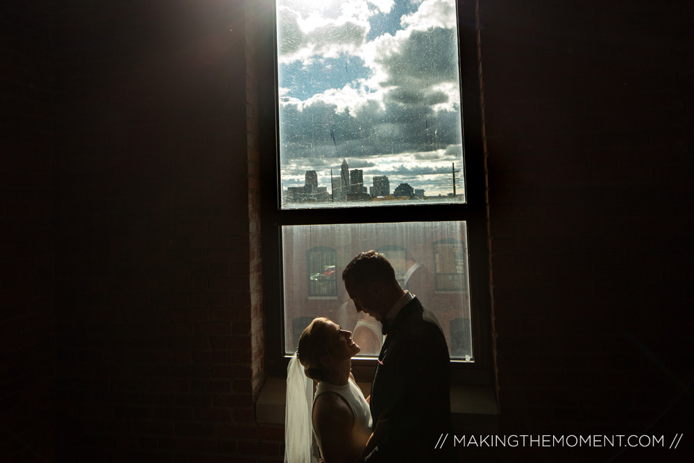 Bride and Groom in Cleveland Ohio Wedding