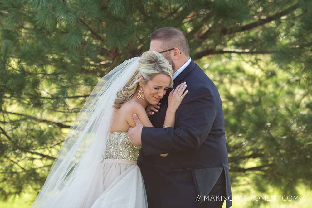 Bride and Groom in Cleveland Ohio Wedding