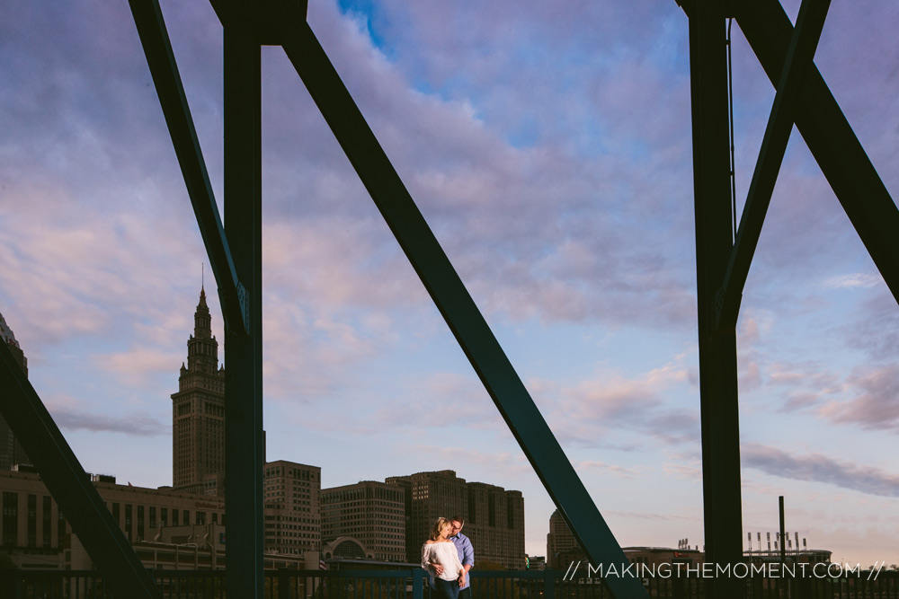 modern wedding photographer in cleveland