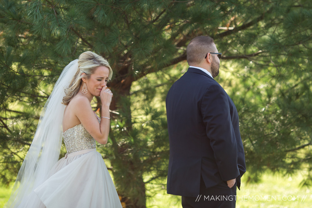 Bride and Groom in Cleveland Ohio Wedding