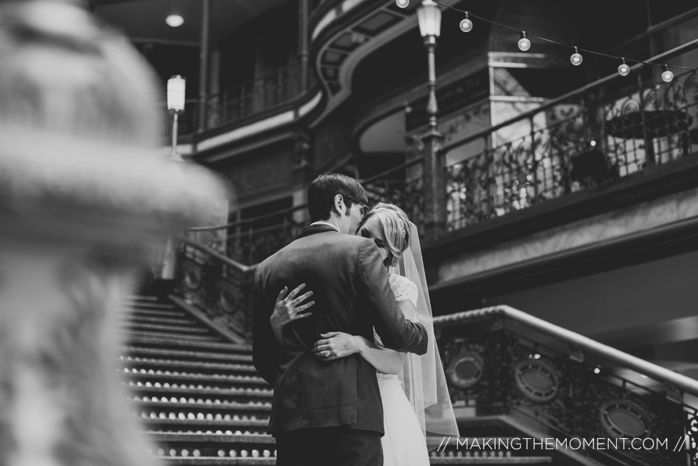 Bride and Groom in Cleveland Ohio Wedding