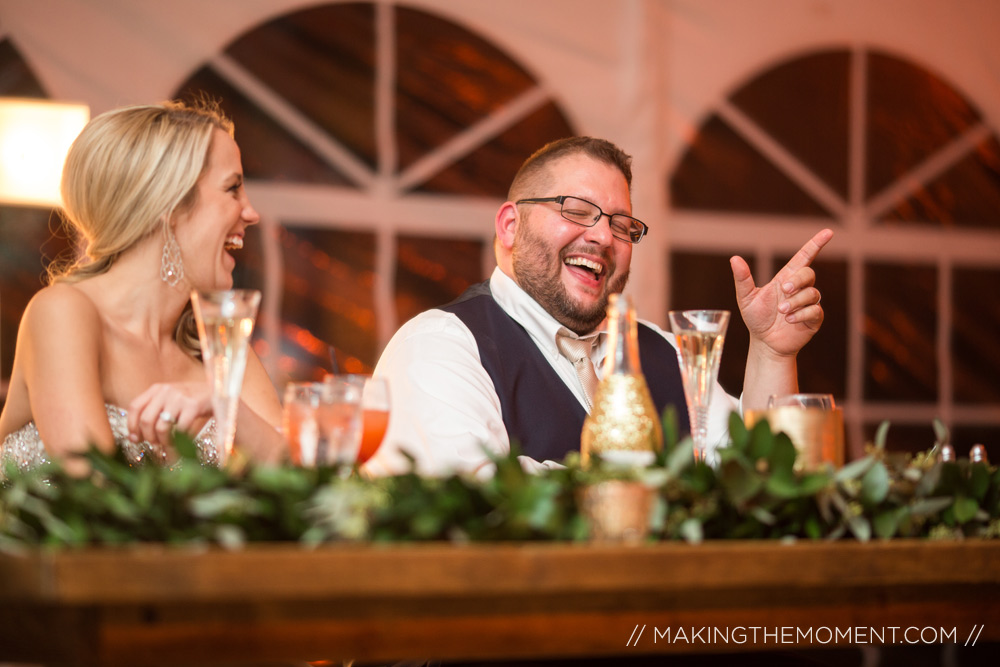 Tented wedding reception cleveland