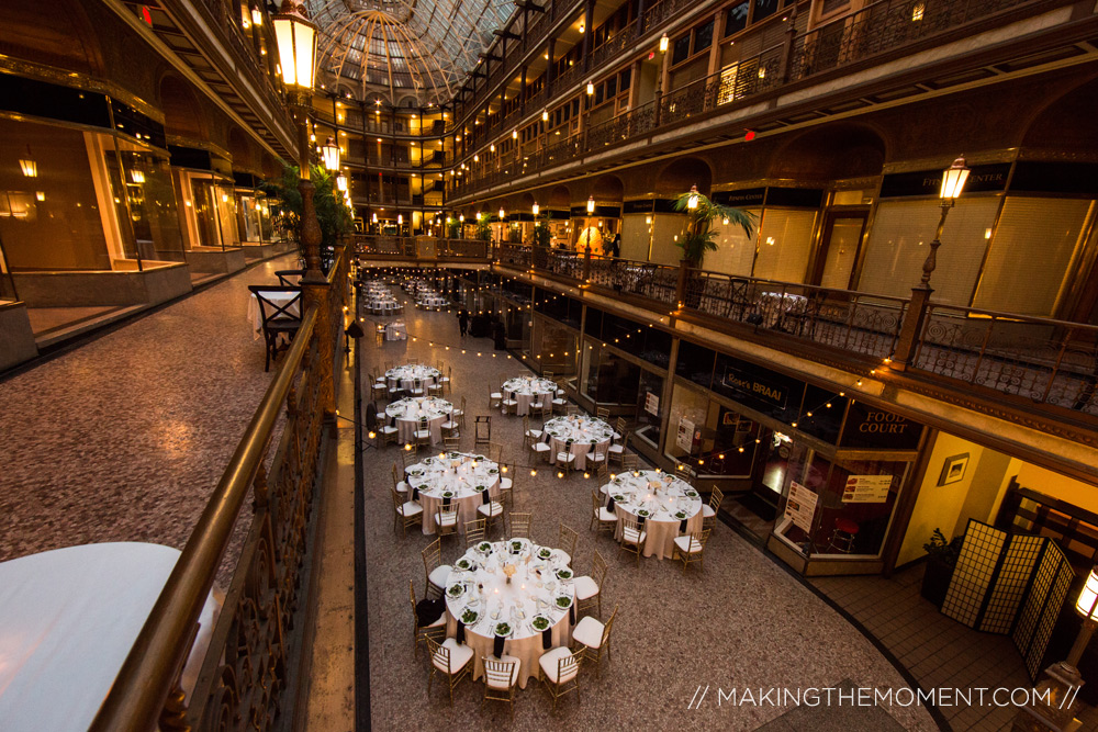 Arcade wedding reception cleveland Ohio