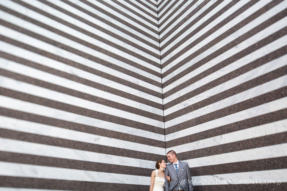 modern wedding photographer in cleveland