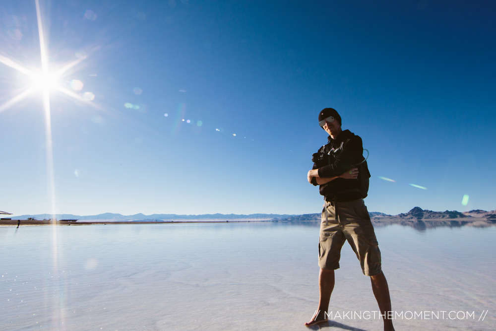 salt flats walk on water