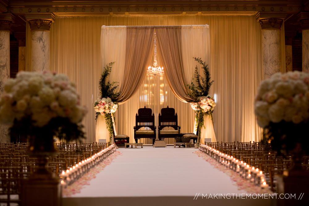 Mandap Indiana State House Wedding