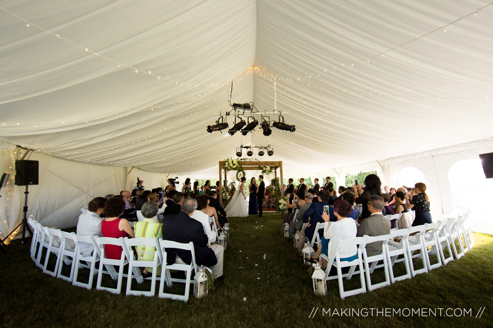 tented wedding cleveland