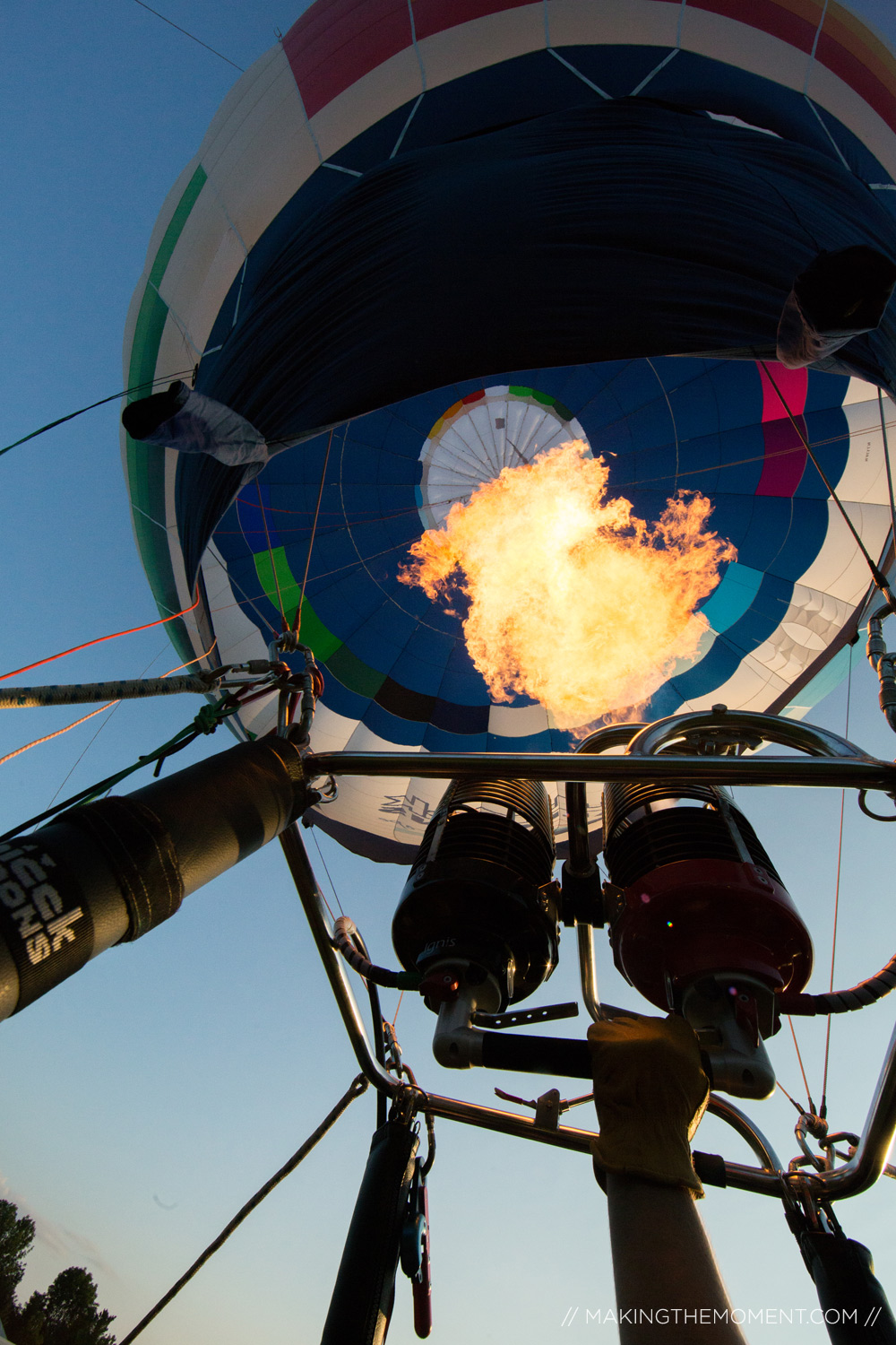 hot air balloon rides wedding cleveland