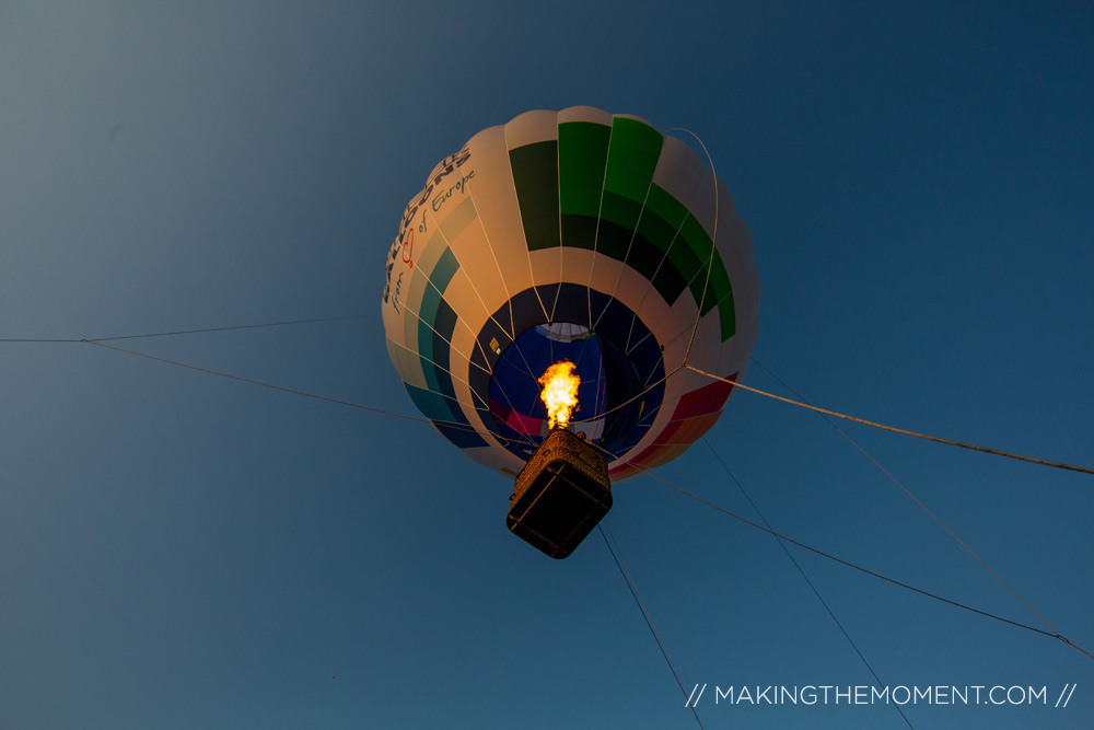 wedding hot air balloon cleveland