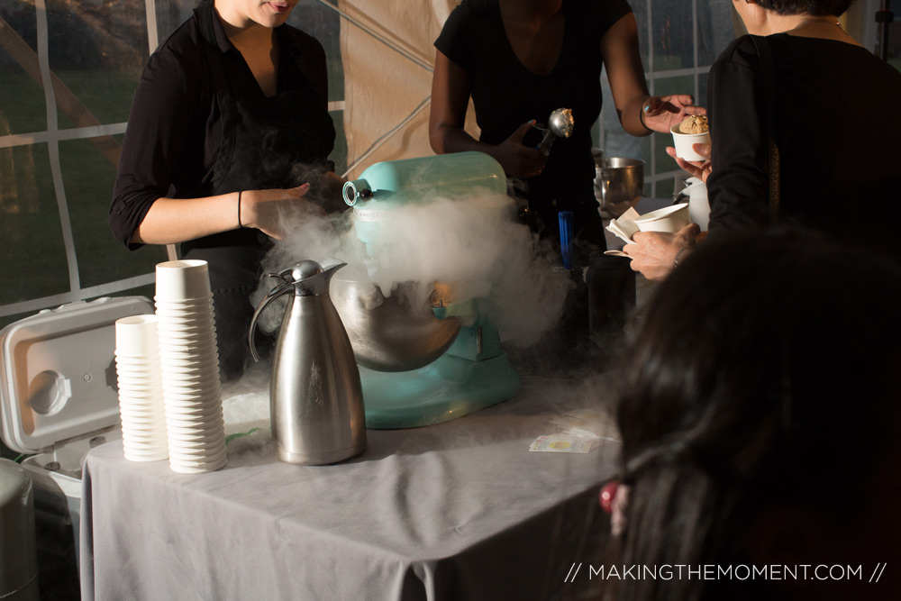 ice cream cleveland wedding reception treat