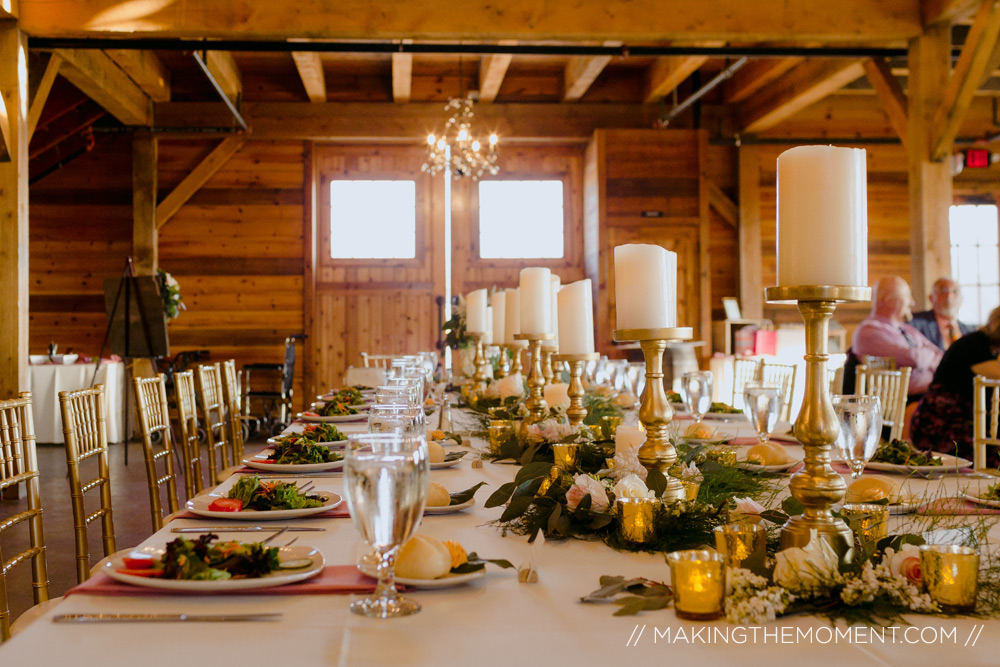 Mapleside Farms wedding reception