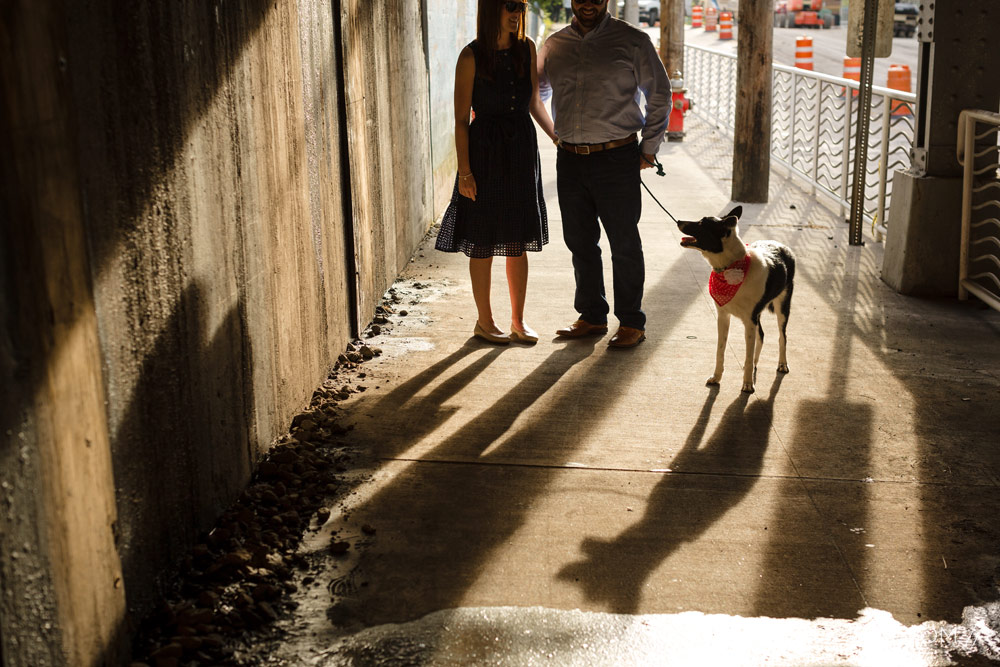 Engagement Session Cleveland Dogs