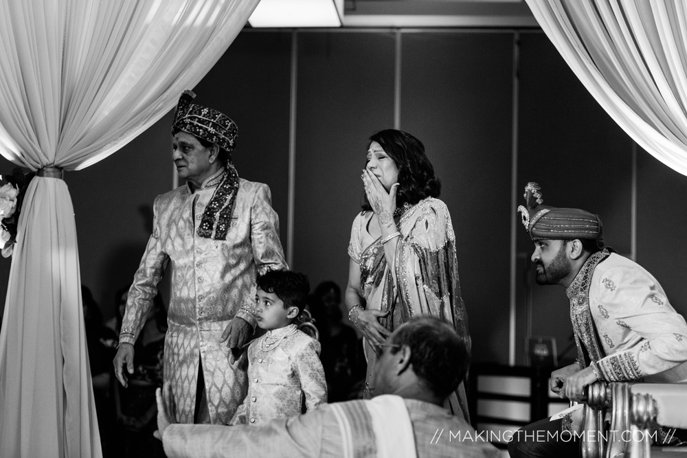 emotional indian wedding ceremony Hyatt Louisville