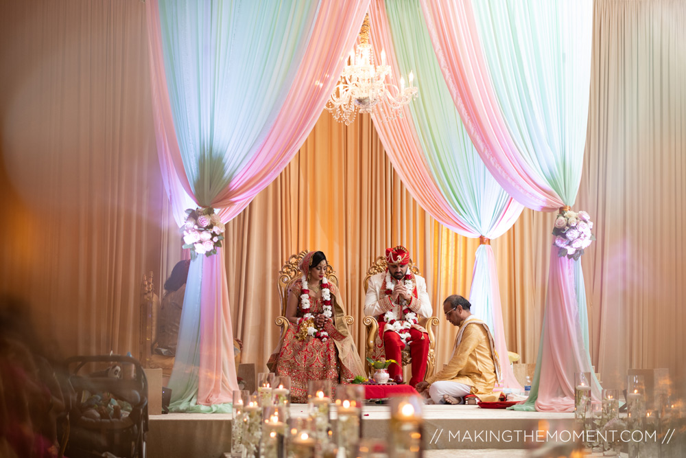 Hyatt Louisville indian wedding ceremony mandap