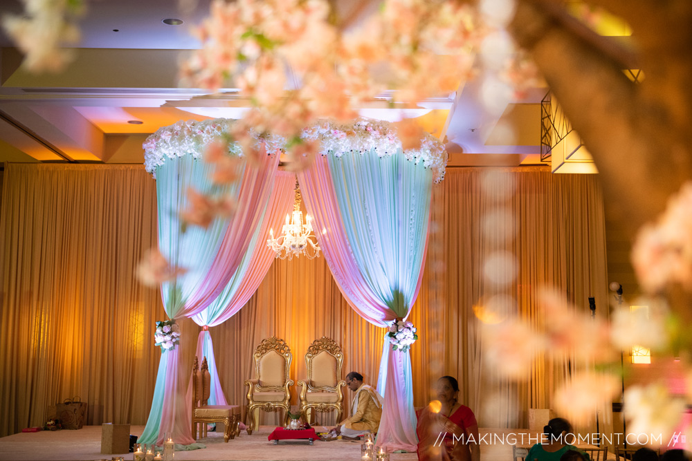 Indian Wedding Ceremony Mandap Hyatt Louisville