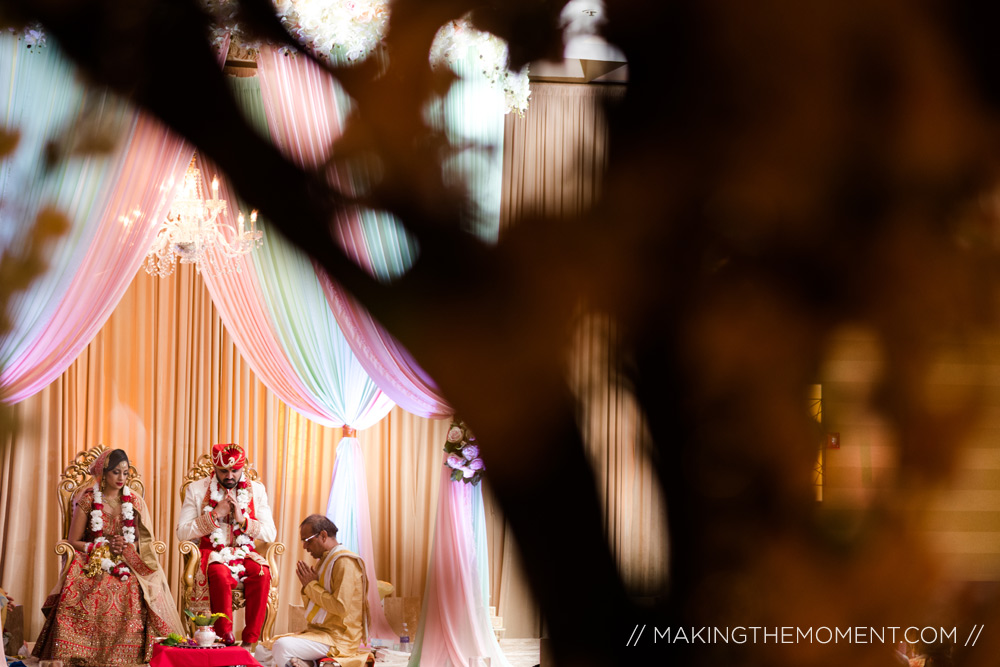 Hyatt Louisville indian wedding ceremony mandap