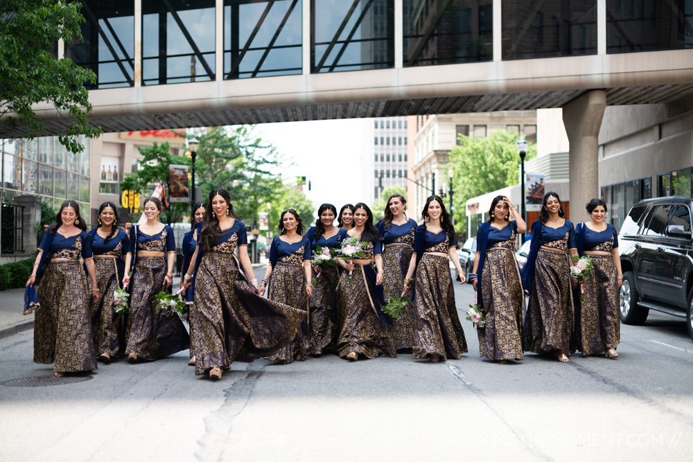 indian wedding bridesmaids