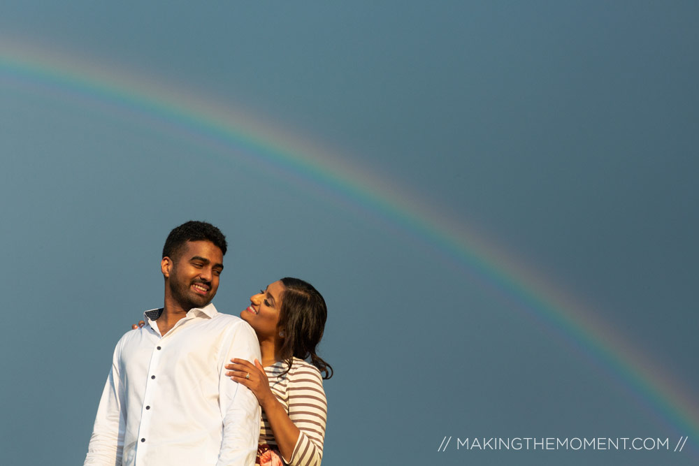 Rainbow engagement session