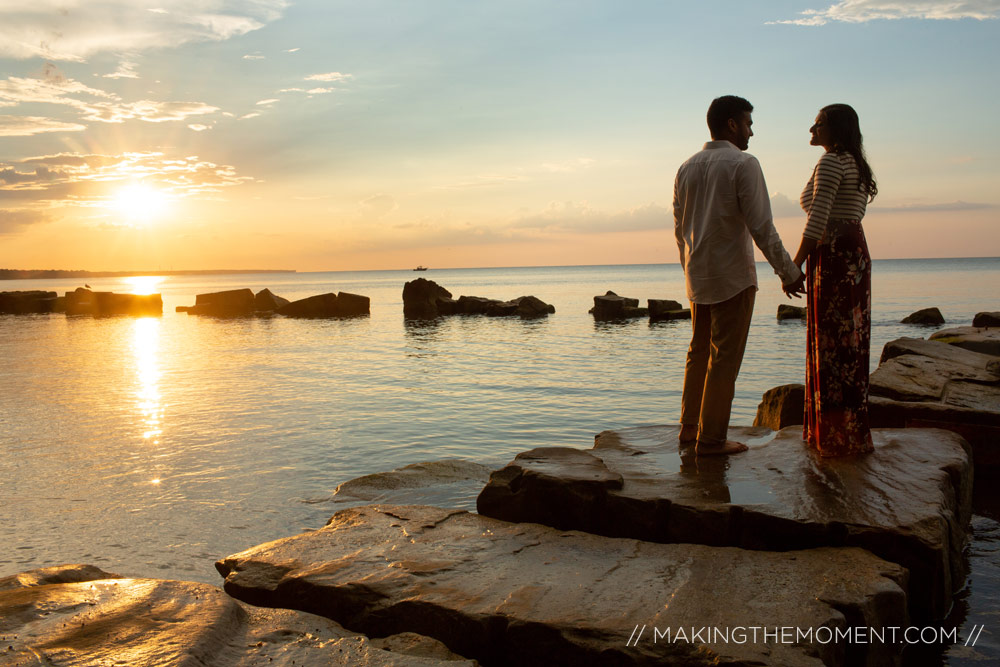 Indian engagement session photography cleveland