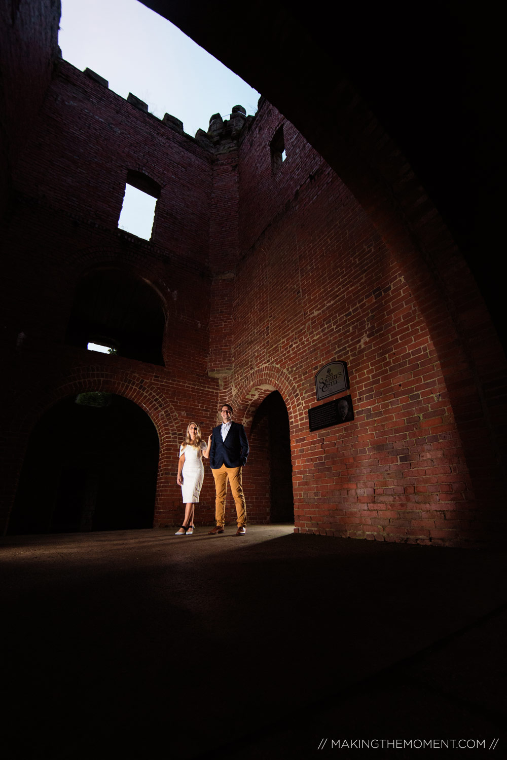 Engagement Session Cleveland Squires Castle