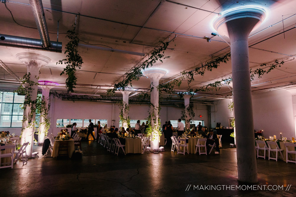 Red Space Cleveland Wedding Reception