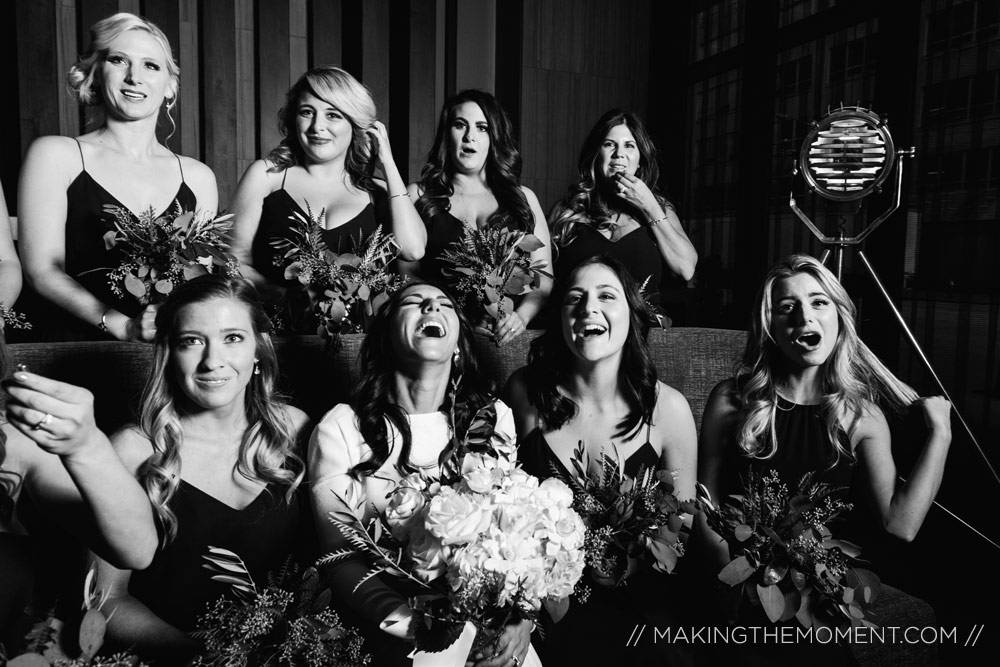 Fun Bridesmaids Cleveland Wedding Photography