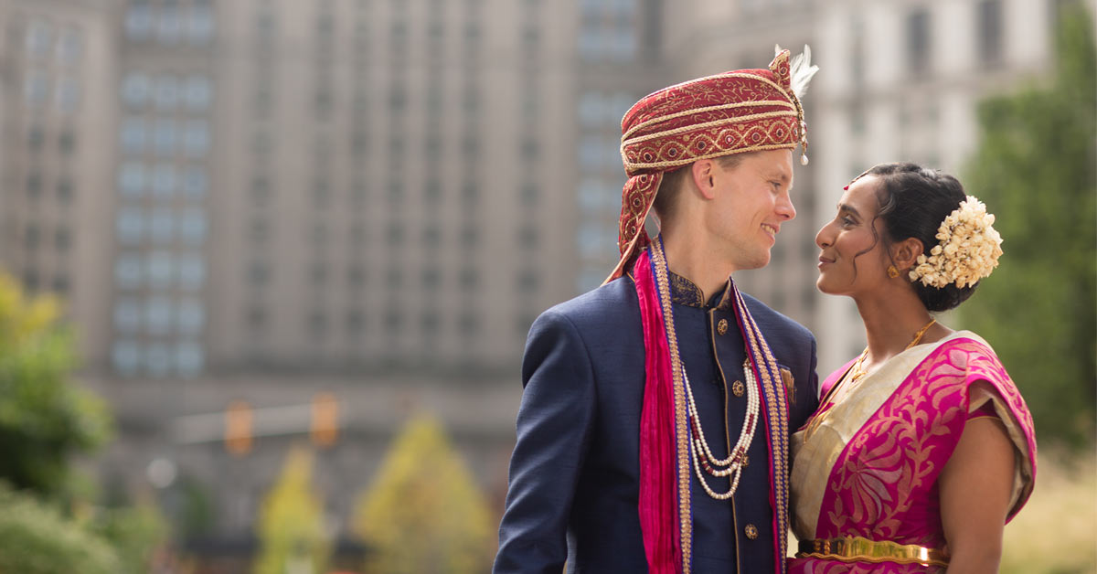 Marriott Cleveland Indian Fusion Wedding