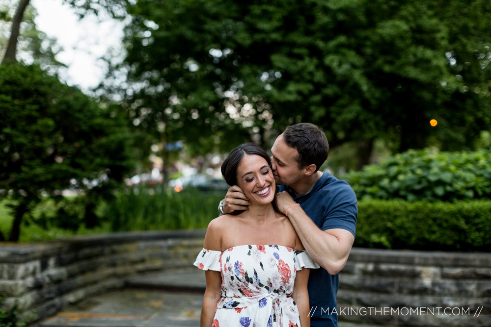 fun engagement session cleveland