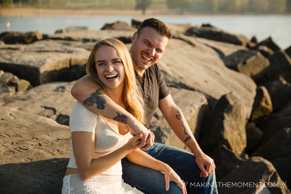 Fun Engagement Session Photographer Cleveland