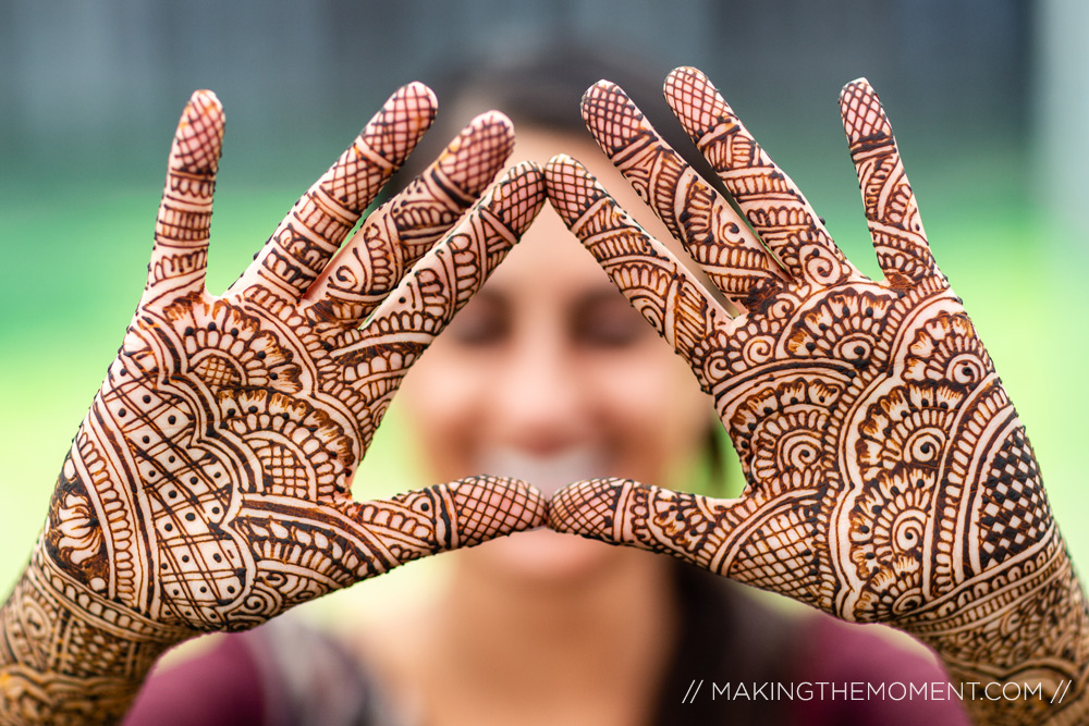 Cleveland Indian Wedding Photographer Henna