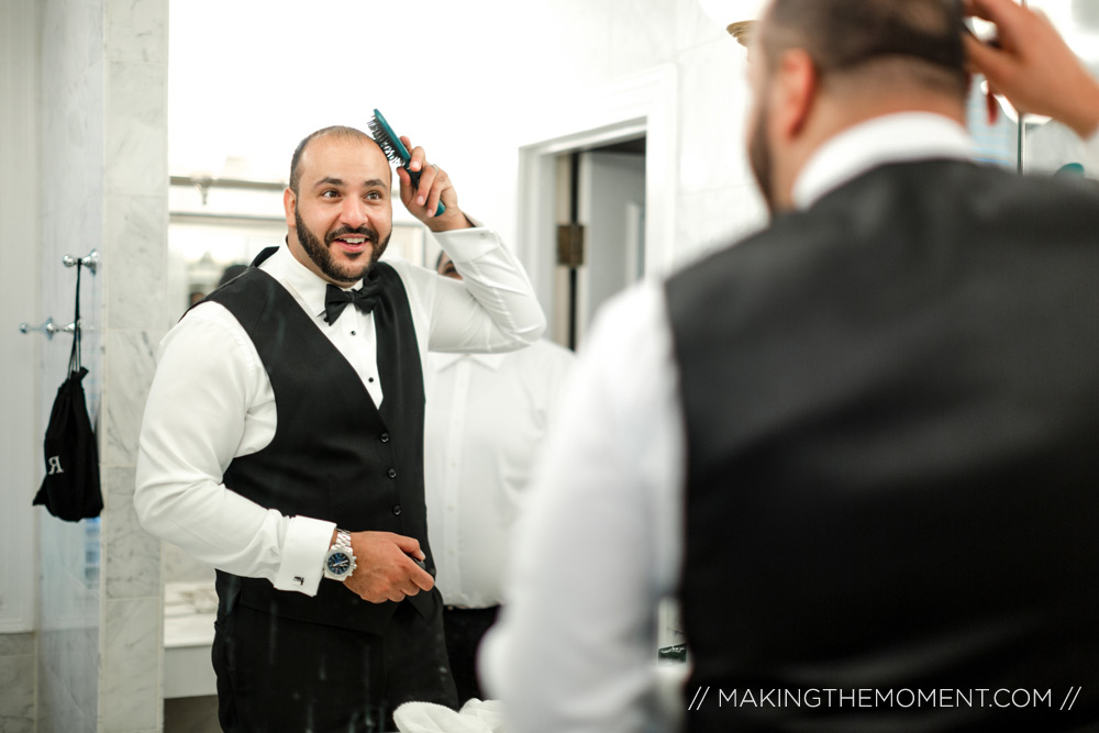 Groom Wedding Photography Cleveland