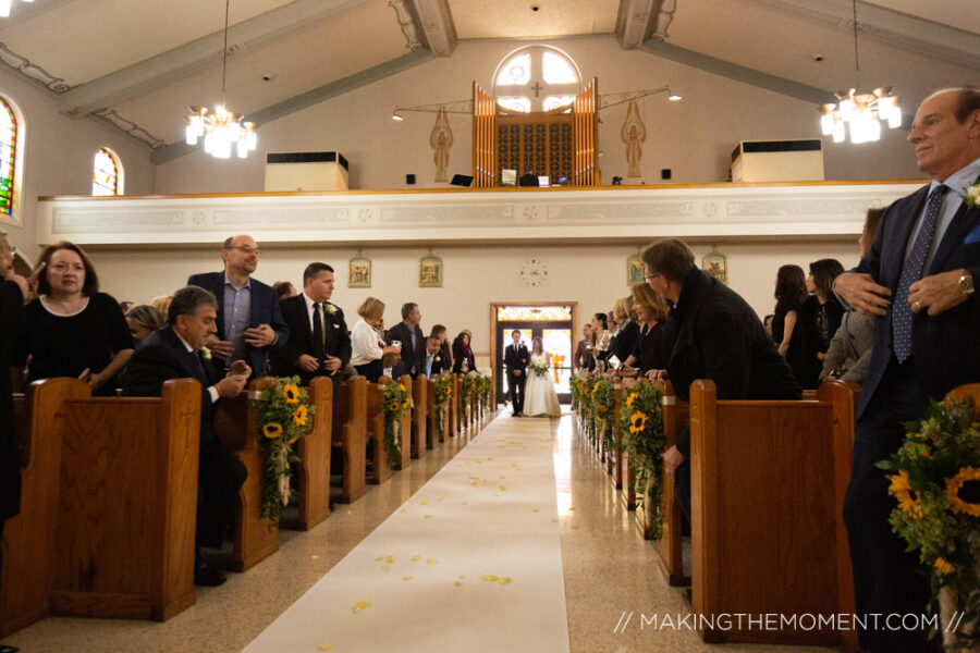 St Roccos Church Cleveland Ceremony Making the Moment Photography