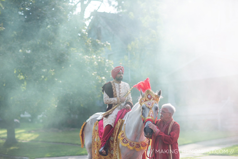 Indian Baraat Wedding Photographer Cleveland