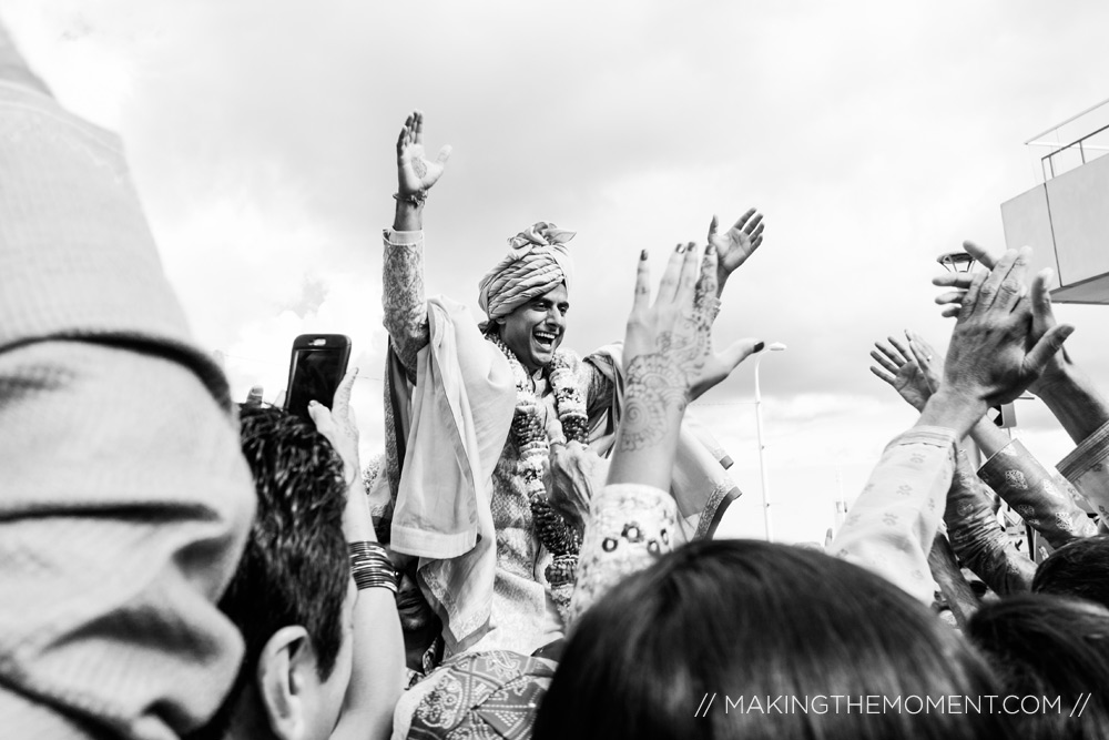 Indian Baraat Wedding Photographer Cleveland