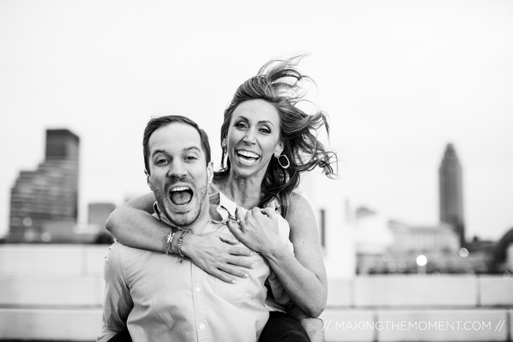 Fun Engagement Session Photographer Cleveland