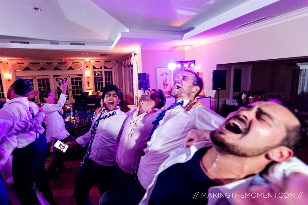 Funny Wedding Reception Photography Cleveland