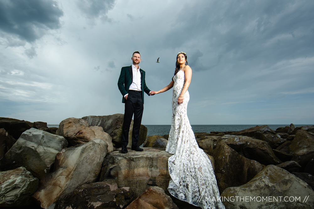 Dramatic Cleveland Wedding Photographer