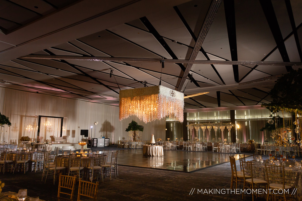 Downtown Cleveland Hilton Indian Wedding Reception