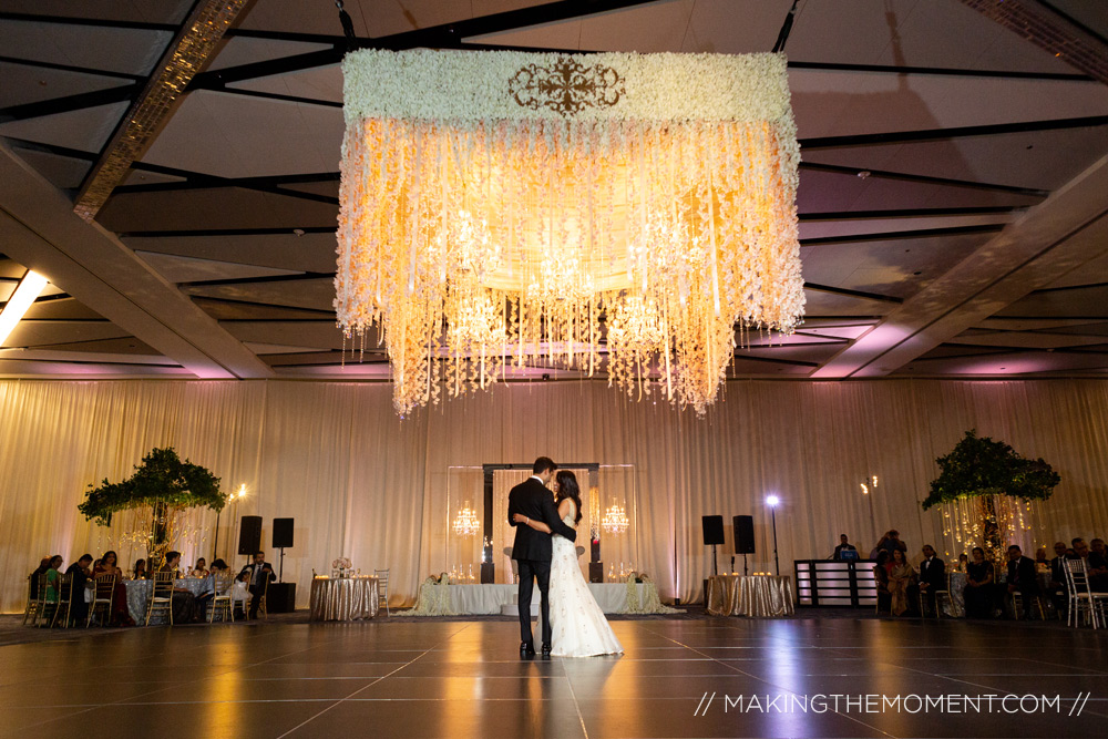 Cleveland Downtown Hilton Wedding First Dance